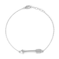 Zircon Silver Bracelet