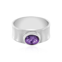 Azure Quartz Silver Ring