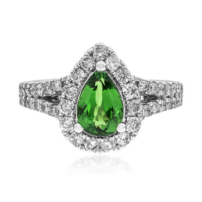 14K AAA Tsavorite Gold Ring (CIRARI)