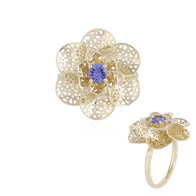 9K AAA Tanzanite Gold Ring (Ornaments by de Melo)