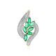 14K Zambian Emerald Gold Pendant (SUHANA)
