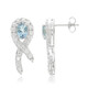 Santa Maria Aquamarine Silver Earrings