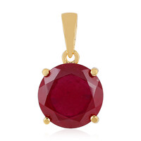 Madagascar Ruby Silver Pendant