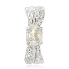 Cuprian Tourmaline Silver Pendant
