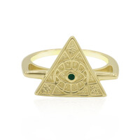 Brazilian Emerald Silver Ring