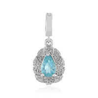 Blue Apatite Silver Pendant