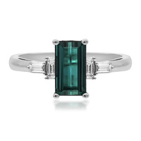 14K Indicolite Gold Ring (CIRARI)