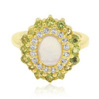 Welo Opal Silver Ring