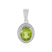 Peridot Silver Pendant