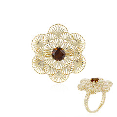 9K Orange Tourmaline Gold Ring (Ornaments by de Melo)