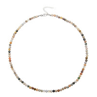Ocean Jasper Silver Necklace
