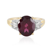 9K Magenta Garnet Gold Ring