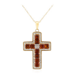 Madeira Citrine Silver Necklace