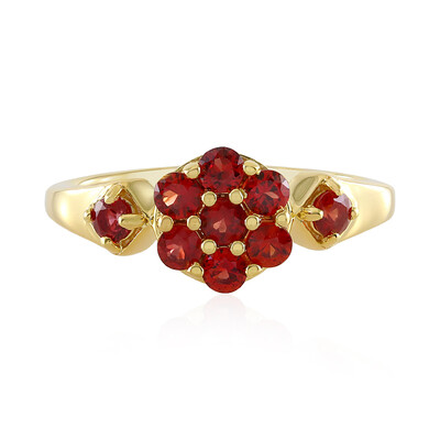 Tanzanian Ruby Silver Ring (Adela Silber)