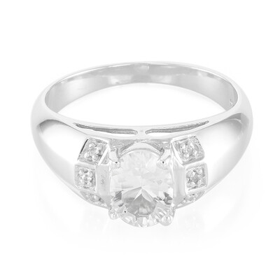 Petalite Silver Ring