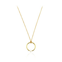 White Freshwater Pearl Silver Necklace (Joias do Paraíso)
