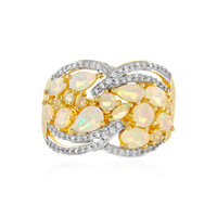 Welo Opal Silver Ring