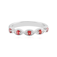 Tanzanian Ruby Silver Ring