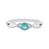 Blue Apatite Silver Ring