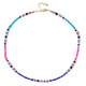 Blue Ethiopian Opal Silver Necklace