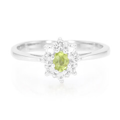 Manchurian Peridot Silver Ring