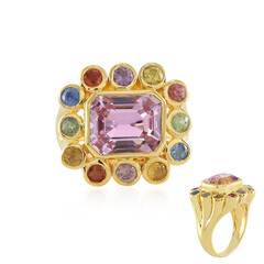 Kunzite Silver Ring (Adela Silber)