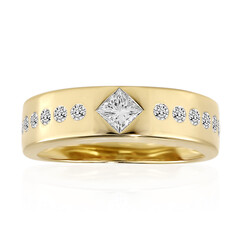 18K IF (D) Diamond Gold Ring
