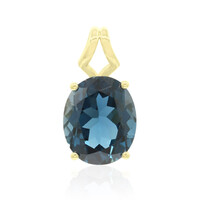 9K London Blue Topaz Gold Pendant (Tenner Diniz)