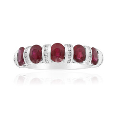 14K AAA Mozambique Ruby Gold Ring (CIRARI)