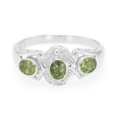 Mozambique Sapphire Silver Ring