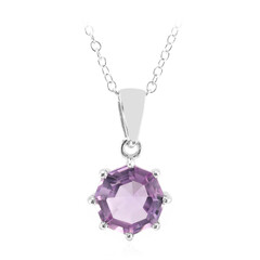 Bolivian Amethyst Silver Necklace