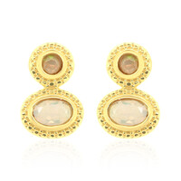 Welo Opal Silver Earrings