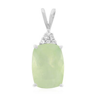 Prehnite Silver Pendant