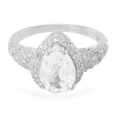 Glacier Topaz Silver Ring