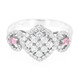 Padparadscha Sapphire Silver Ring