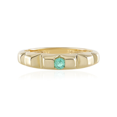 9K Russian Emerald Gold Ring (de Melo)