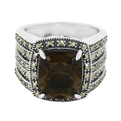 Smoky Quartz Silver Ring