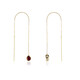 9K Rhodolite Gold Earrings (CUSTODANA)