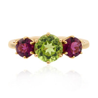 14K Peridot Gold Ring