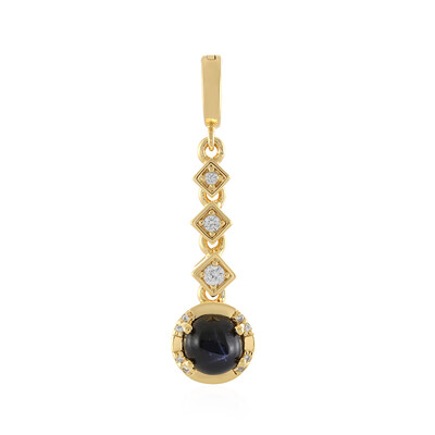 Indian star diopside Silver Pendant