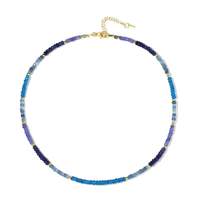 Santa Maria Aquamarine Silver Necklace (Riya)
