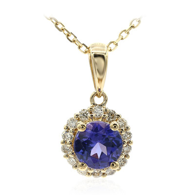 14K AAA Tanzanite Gold Necklace (CIRARI)
