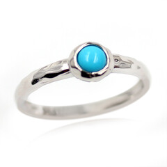 Sleeping Beauty Turquoise Silver Ring (Faszination Türkis)