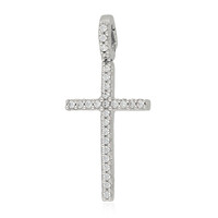 14K PK (H) Diamond Gold Pendant
