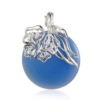 Agate Silver Pendant