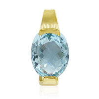Sky Blue Topaz Silver Pendant