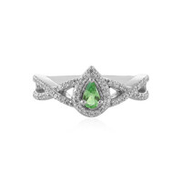 Tsavorite Silver Ring
