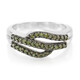 Fancy Diamond Silver Ring