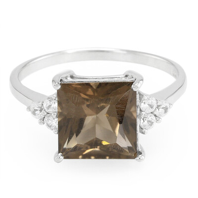 Smoky Quartz Silver Ring