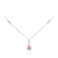 14K Pink Sapphire Gold Necklace (CIRARI)